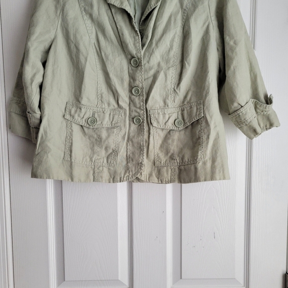 Studio Works Women's Button Up Blazer - Picture 2 of 11